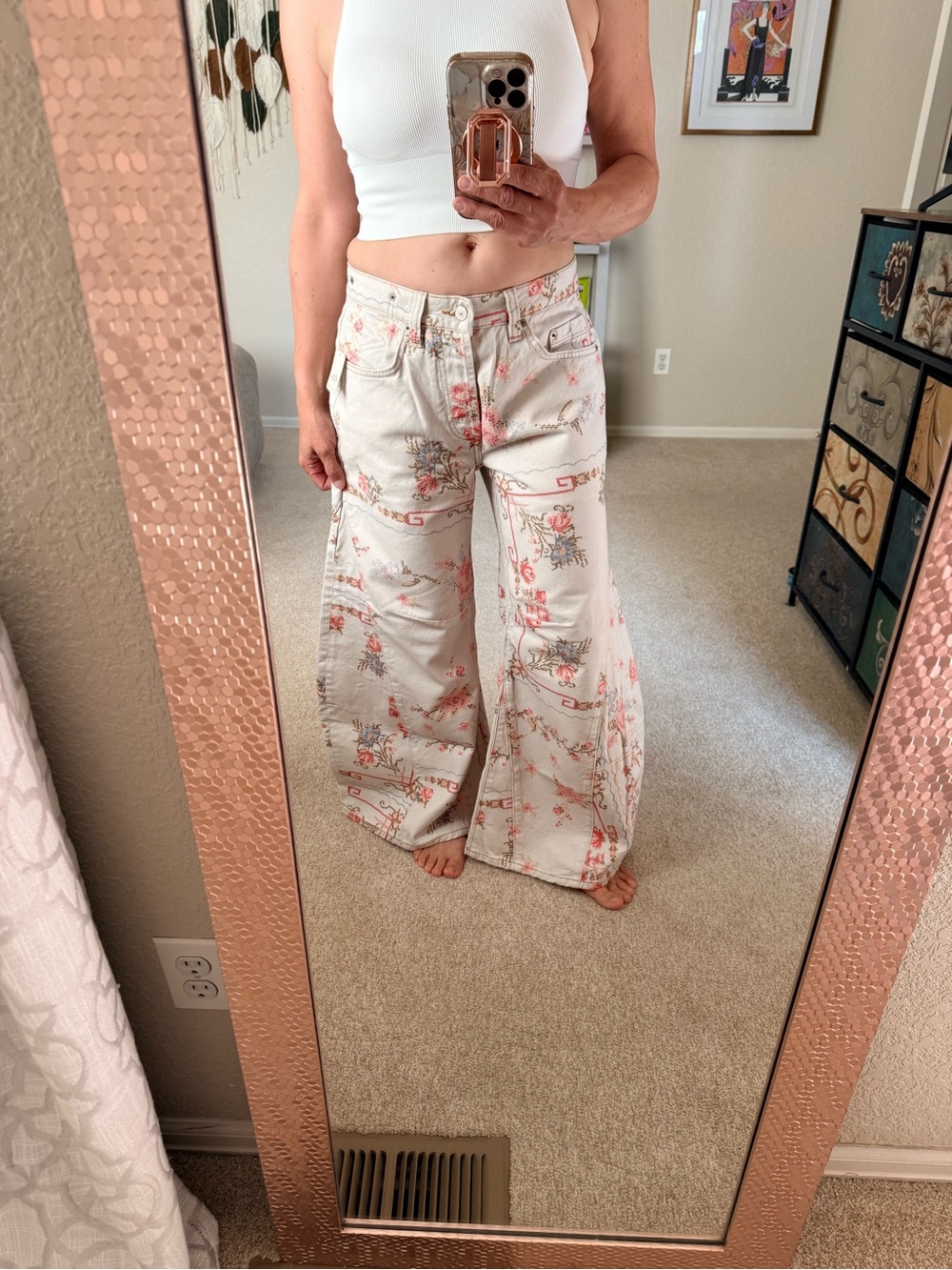 NWT We The Free Eden Slouch Floral Wide-Leg Women’s - Picture 13 of 13